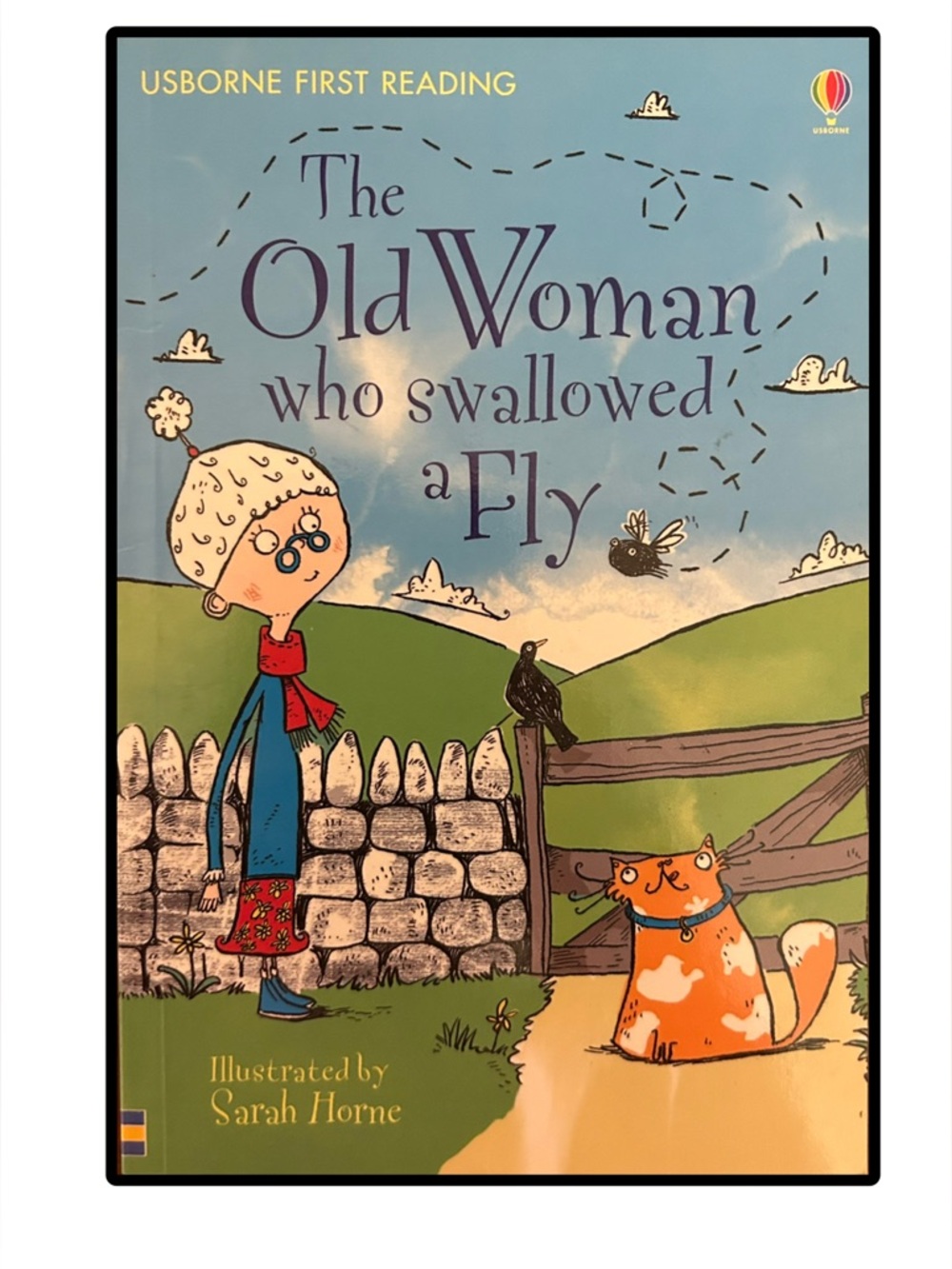 USBORNE FIRST READING: The
Old Woman Who Swallowed a Fly! paperback book